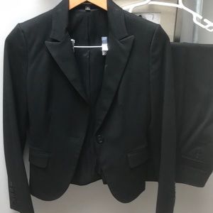 Stretchy black pantsuit